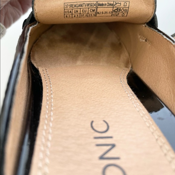 NEW Vionic Reagan Black Patent Mules Size 6.5 - Picture 10 of 12